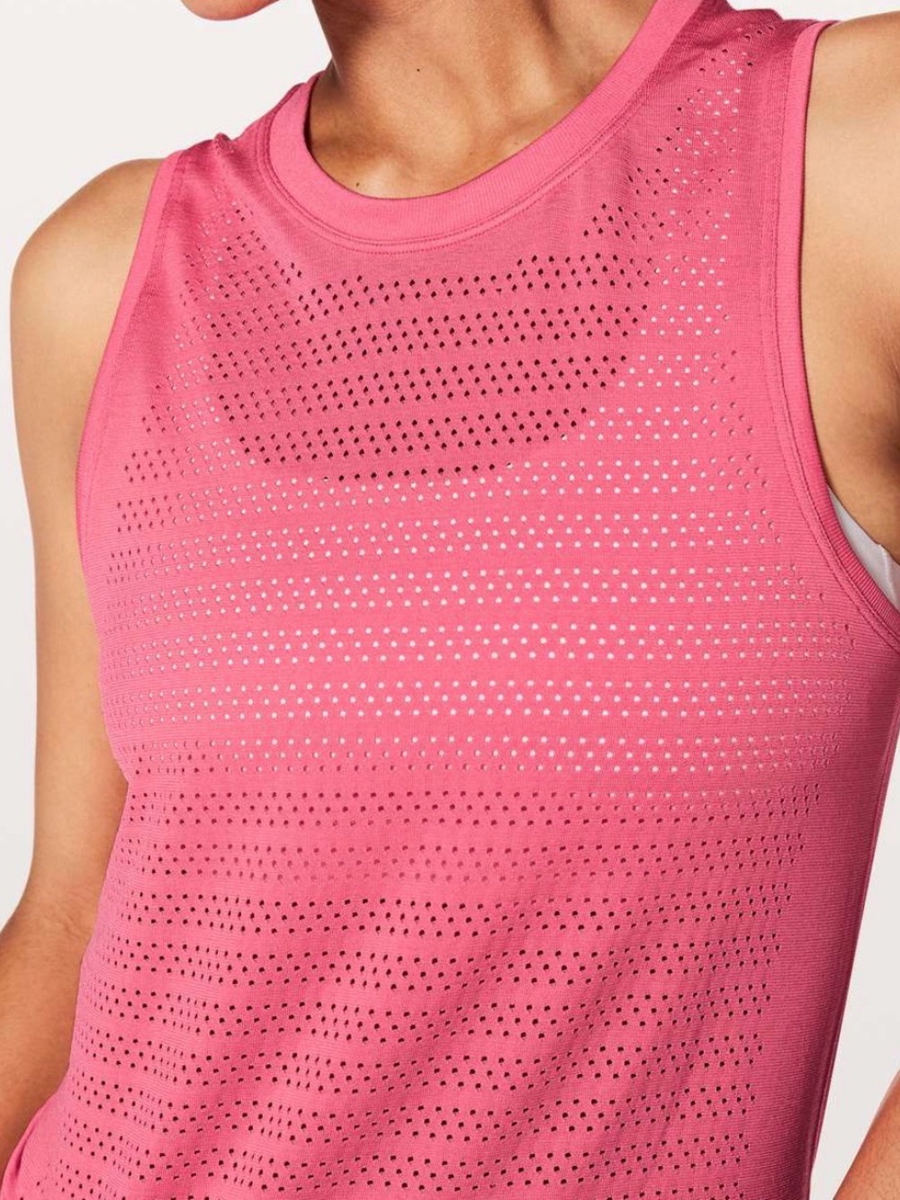 Lululemon Breeze By Muscle Tank Perforated